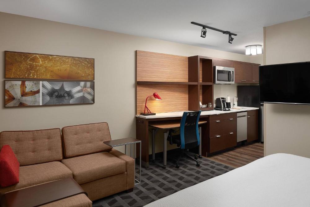 Studio, 1 King, Sofa bed interior